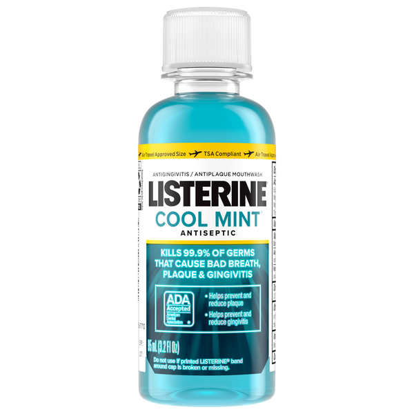 Listerine Antiseptic Mouthwash Cool Mint (Travel Size)