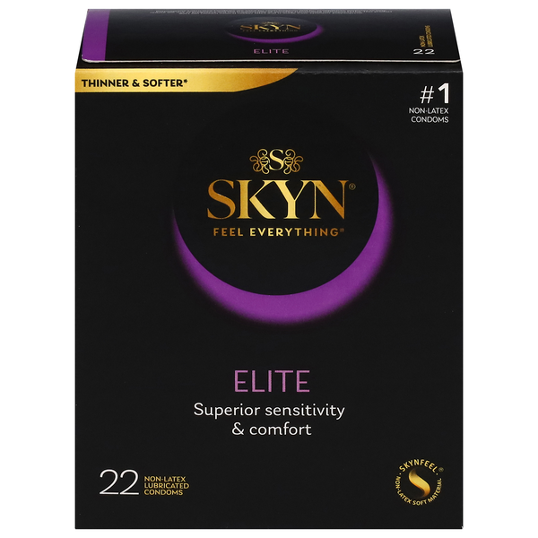 Skyn Feel Everything Elite Non-Latex Lubricated Condoms
