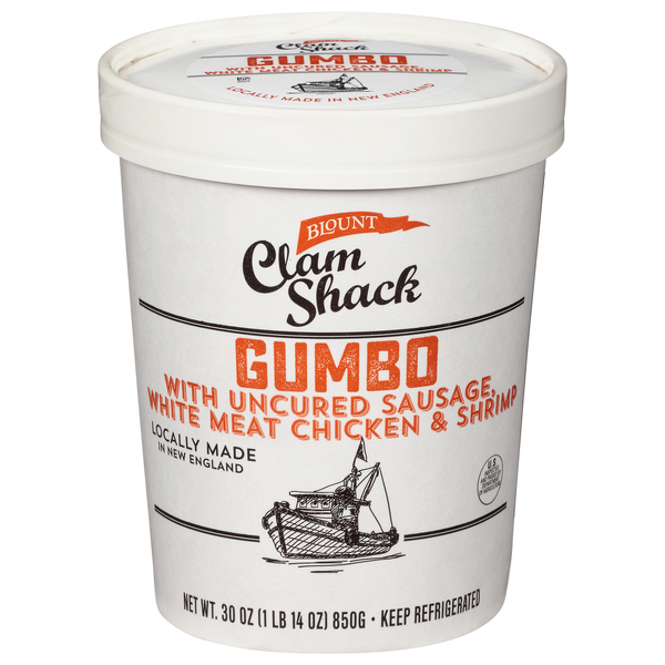 Blount Clam Shack Gumbo Soup w/Uncured Sausage Chicken & Shrimp Fresh