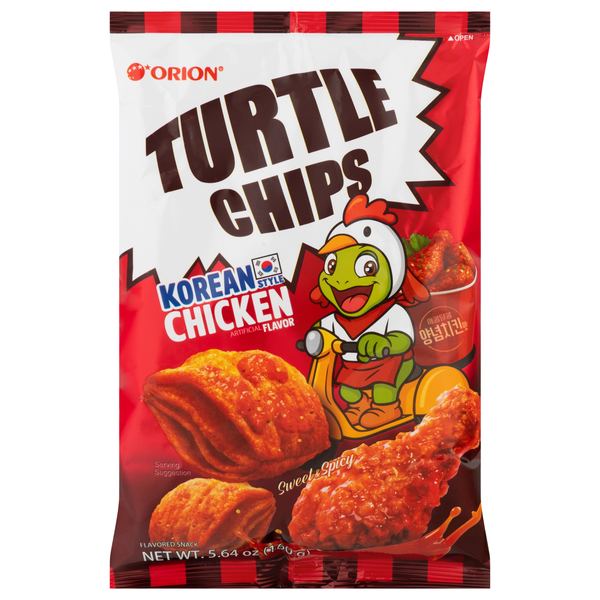 Orion Korean Chicken Flavored Turtle Chips