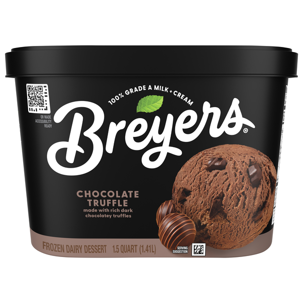 Breyers Light Chocolate Truffle Ice Cream