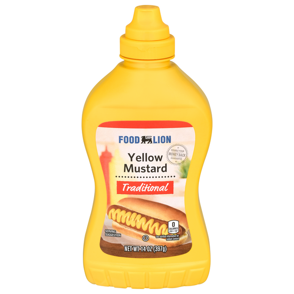Save on Food Lion Traditional Yellow Mustard Order Online Delivery ...