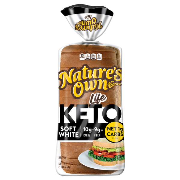 Nature's Own Life Keto 35 Calories Soft White Sliced Bread