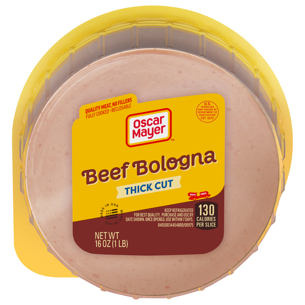Save on Oscar Mayer Beef Bologna Slices Thick Cut Order Online Delivery