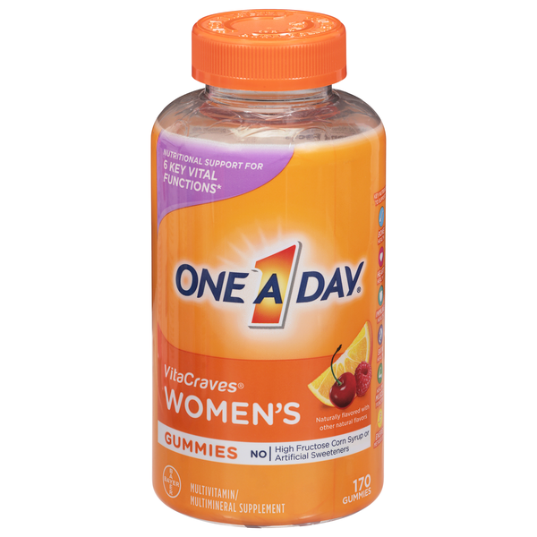 One A Day Women's VitaCraves Multivitamin Supplement Gummies