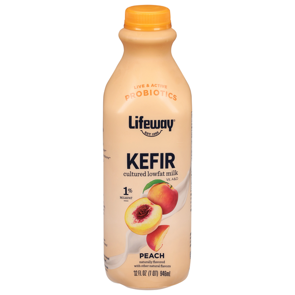 Lifeway Probiotic Low Fat Peach Kefir