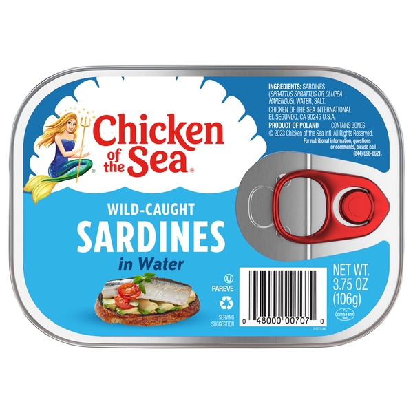 Chicken of the Sea Wild Caught Sardines in Water
