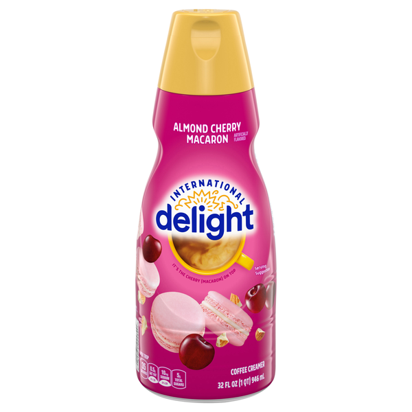 International Delight Almond Cherry Macaron Flavored Coffee Creamer