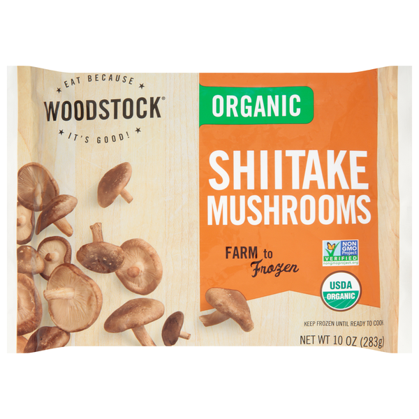 Woodstock Organic Shiitake Mushrooms Frozen