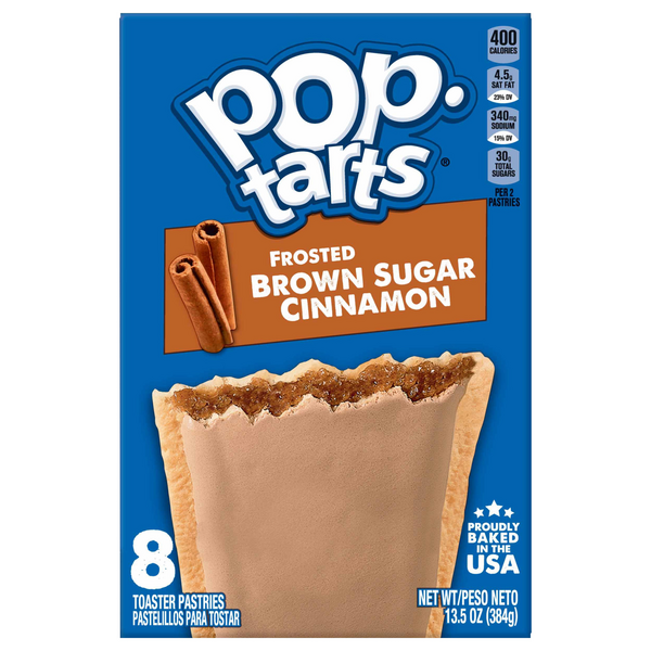 Pop-Tarts Frosted Brown Sugar Cinnamon Toaster Pastries - 8 ct