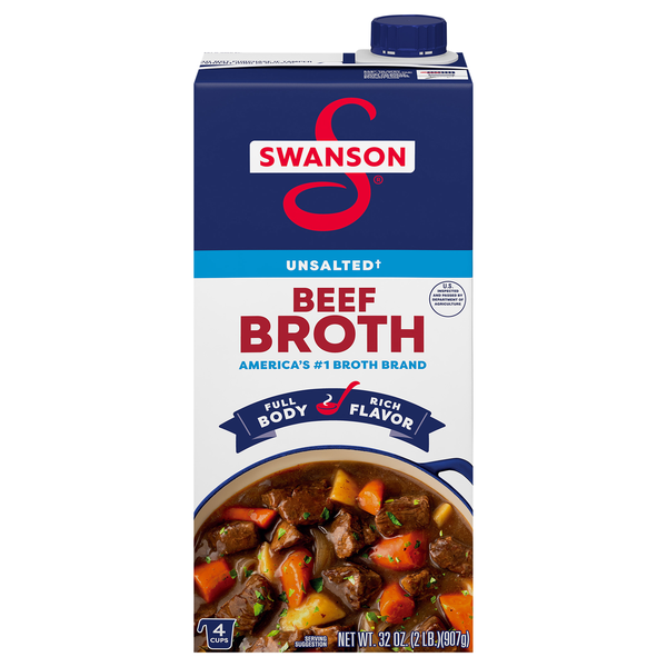 Swanson Unsalted Beef Broth