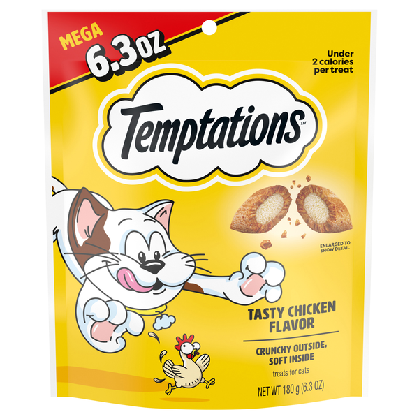 Temptations Tasty Chicken Flavor Crunchy & Soft Cat Treats