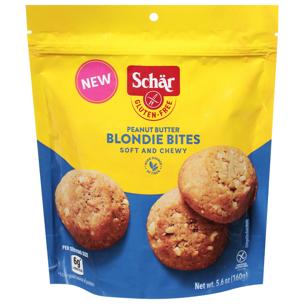 Schar Gluten Free Soft & Chewy Peanut Butter Blondie Bites