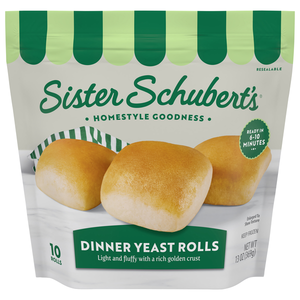 Sister Schubert's Dinner Yeast Rolls - 10 ct Frozen
