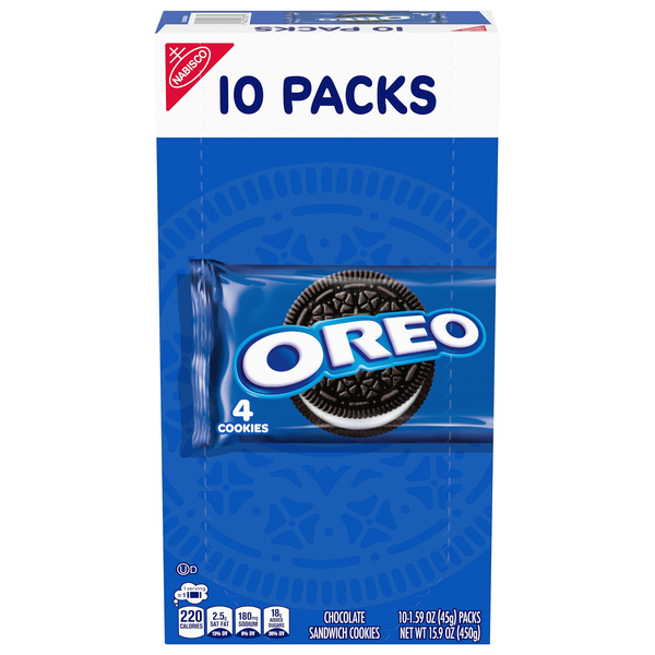 OREO Chocolate Sandwich Cookies - 10 ct