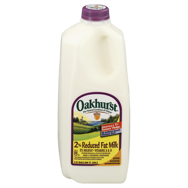 Oakhurst 2% Reduced Fat Milk