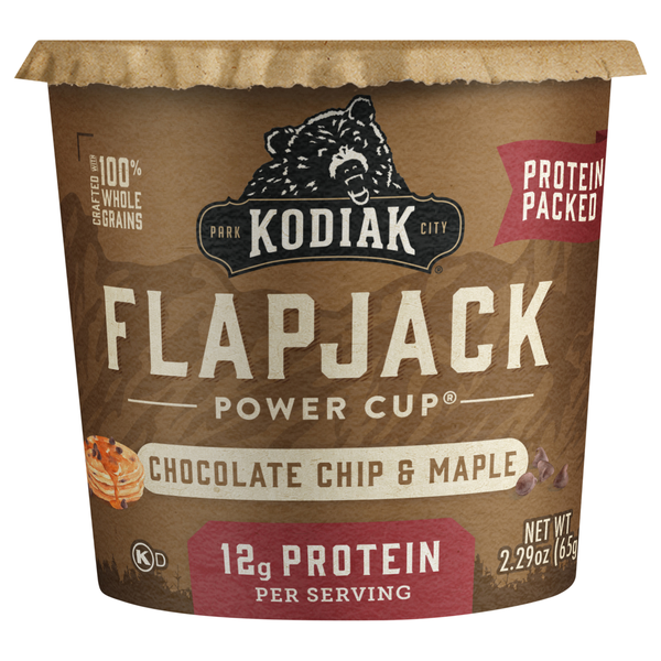 Kodiak Protein Packed Chocolate Chip & Maple Flapjack Power Cup