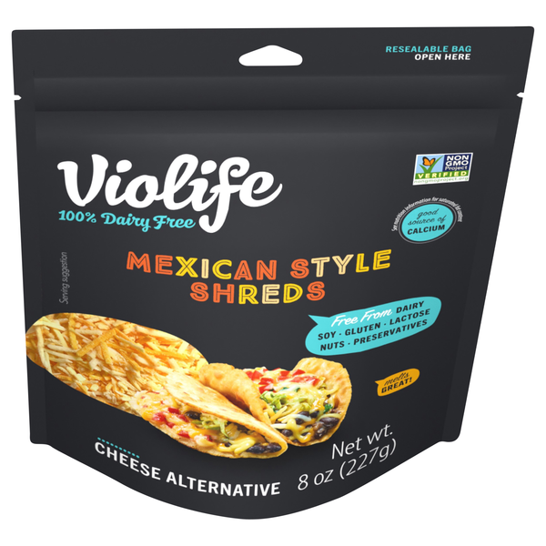 Save on Violife Dairy Free Vegan Shredded Mexican Style Cheese