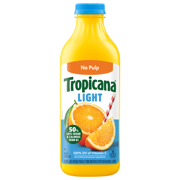 Tropicana Light No Pulp 100% Orange Juice