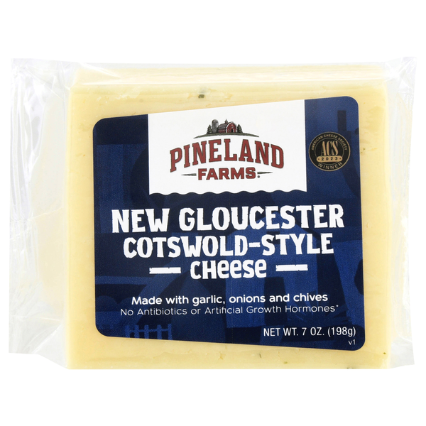 Pineland Farms New Gloucester Cheese Block with Onions Garlic & Chives