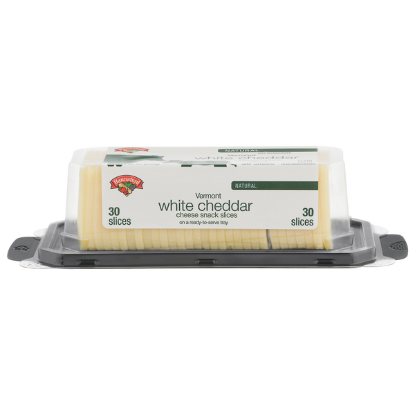 Hannaford Natural Vermont White Cheddar Cheese Snack Slices - 30 ct