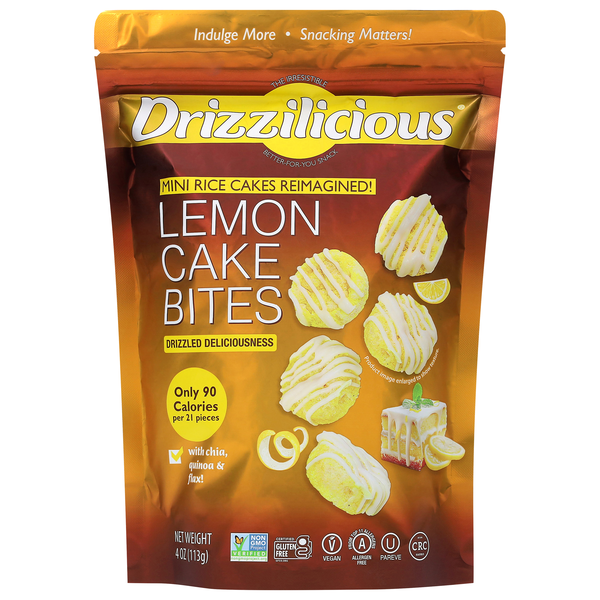 Drizzilicious Lemon Cake Rice Bites