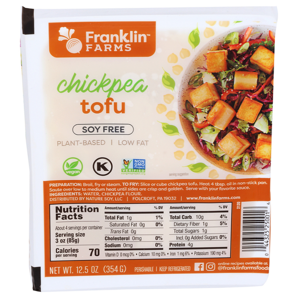 Franklin Farms Plant-Based Soy Free Chickpea Tofu