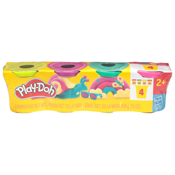 Play-Doh Modeling Compound Assorted Colors - 4 ct Ages 2+
