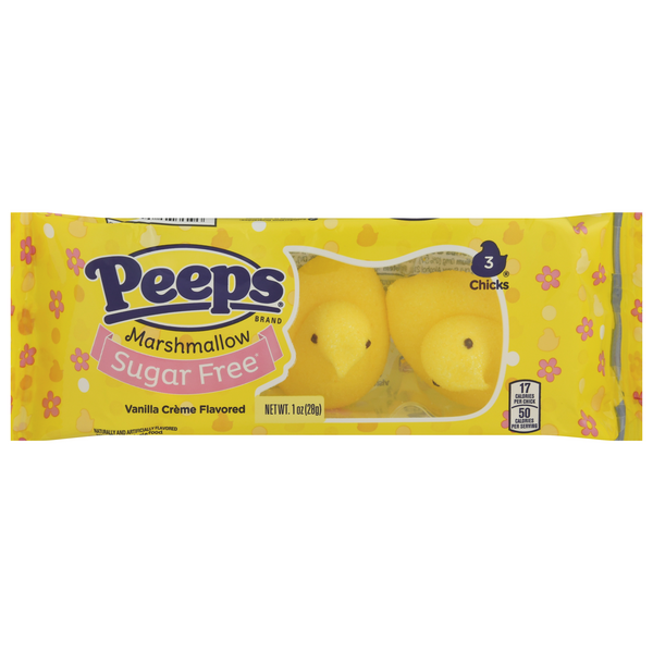 Save on PEEPS Marshmallow Chicks Yellow Sugar Free - 3 ct Order Online