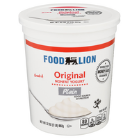 Food Lion Original Non Fat Plain Yogurt