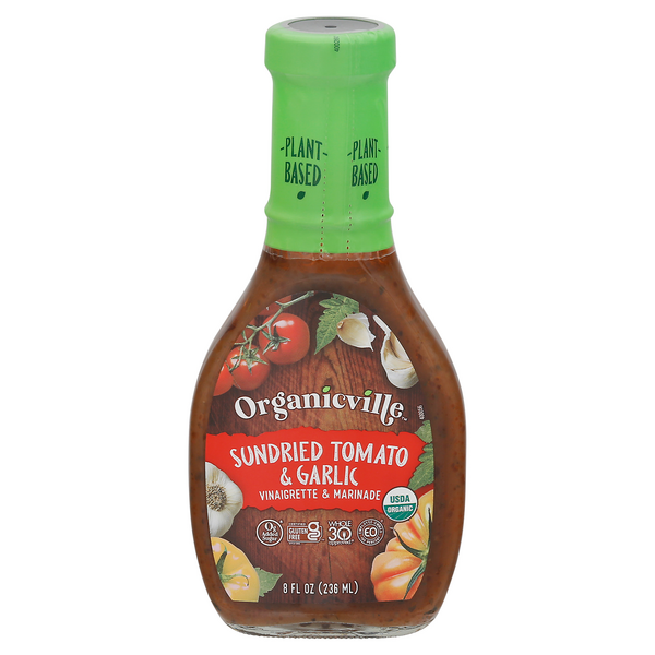 Organicville Organic Sun-Dried Tomato & Garlic Vinaigrette Dressing