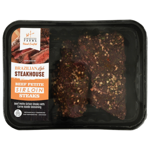 Winchester Farms Brazilian Style Steakhouse Beef Petite Sirloin Steaks