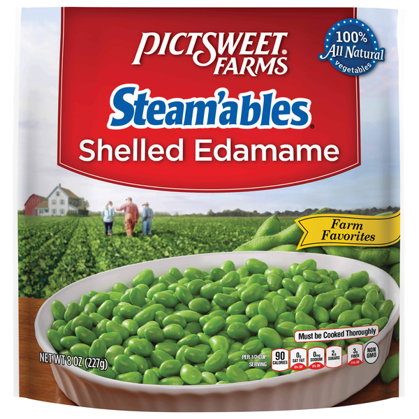 Pictsweet Farms Steam'ables Shelled Edamame Frozen
