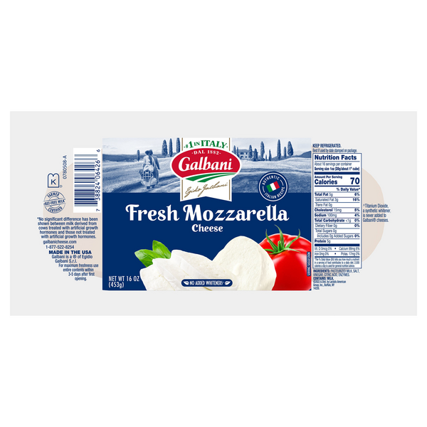 Galbani Fresh Mozzarella Cheese Log