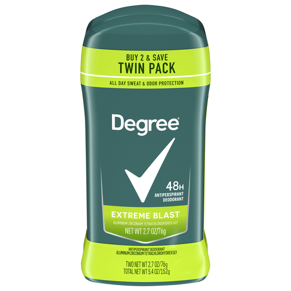 Degree Extreme Blast 48H Antiperspirant Deodorant Stick 2.7 oz/2 ct