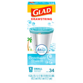 Glad Febreze Beachside Breeze Small Drawstring Trash Bags 4 Gallon
