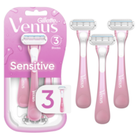 Gillette Venus Razors Sensitive Extra Lubricants 3 Blade Disposable