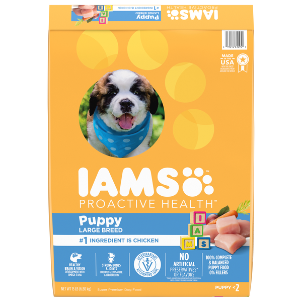 IAMS Proactive Health Large Breed Puppy Chicken Dry Dog Food