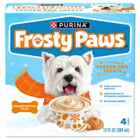Purina Frosty Paws Peanut Butter Flavor Frozen Dog Treats - 4 ct