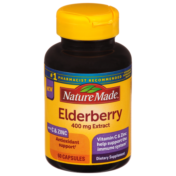 Save on Nature Made Elderberry 400 mg Extract with Vitamin C & Zinc