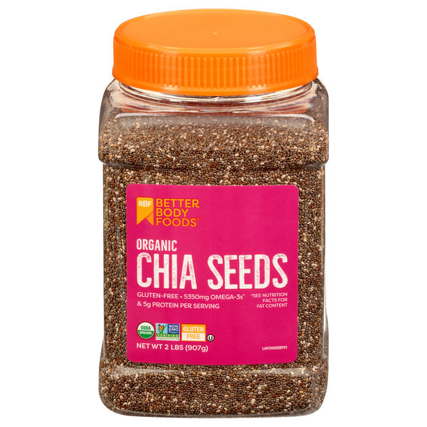 Better Body Foods Chia Seeds Organic