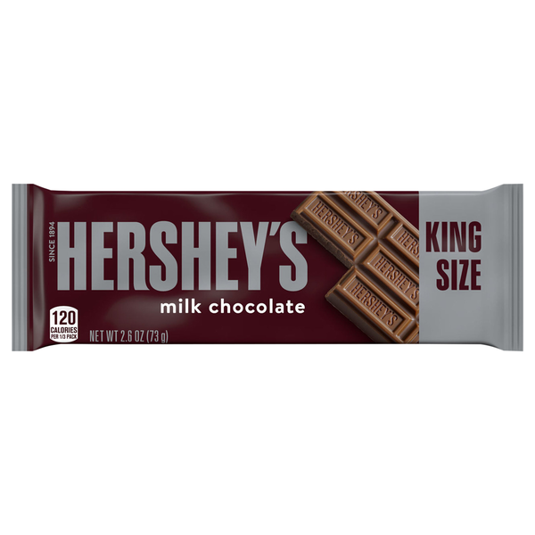 Hershey's Milk Chocolate Candy Bar King Size