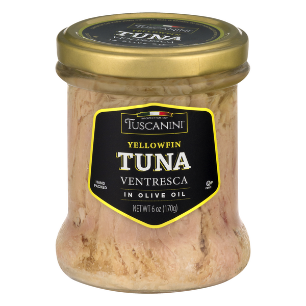 Tuscanini Imported Ventresca Yellowfin Tuna in Olive Oil