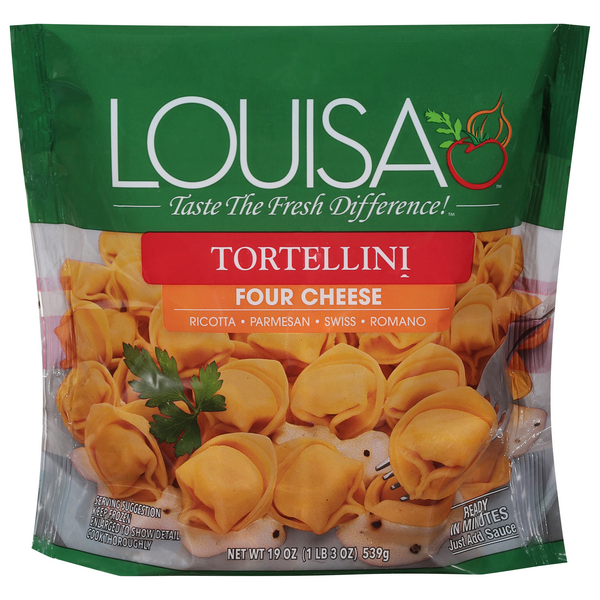 Louisa Four Cheese Tortellini Pasta Frozen