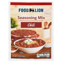 Food Lion Chili Seasoning Mix Packet