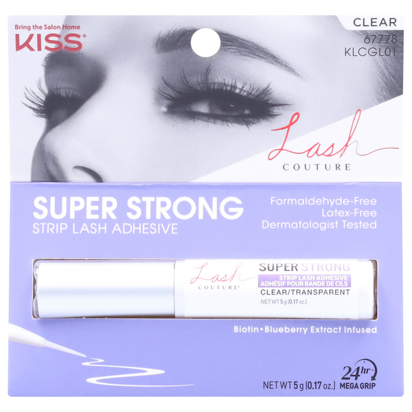 Save on Kiss Lash Couture Strip Lash Adhesive Clear Latex Free Order