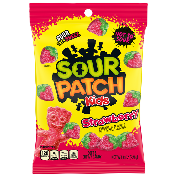Sour Patch Kids Big Kids Soft & Chewy Candy Strawberry