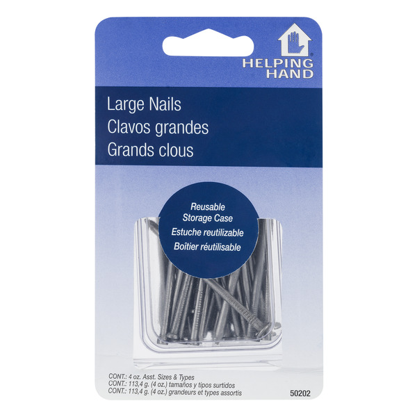 Save on Helping Hand Large Nails Assorted Sizes & Types Order Online