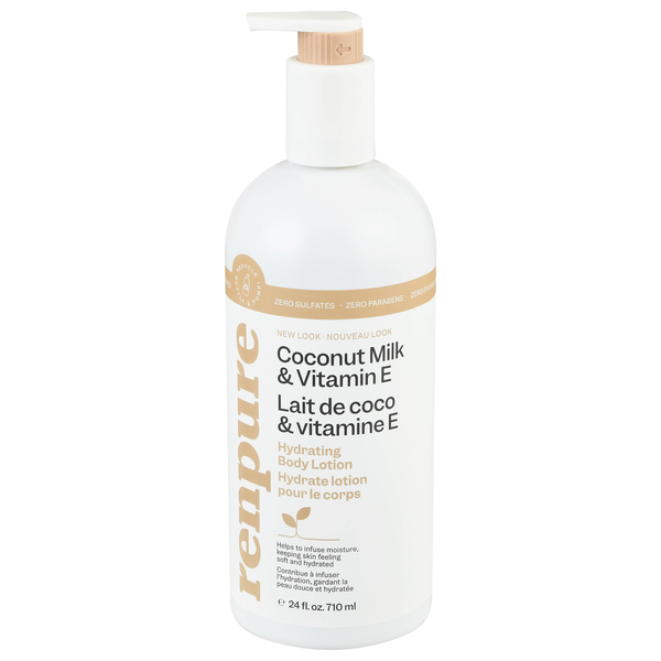 Renpure Coconut Milk Hydrating Body Lotion Pump