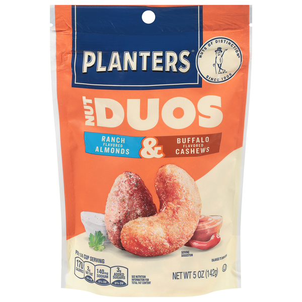 Planters Nut Duos Ranch Almonds & Buffalo Cashews